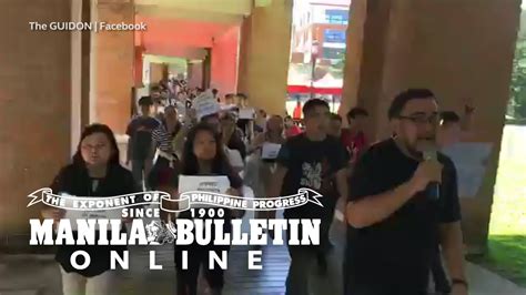Ateneo students protest against professors' alleged sexual .
